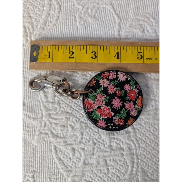 Coach Wallet Make Up Bag Key Chain In Posey Cluster Floral Print Coated Canvas - Picture 15 of 15